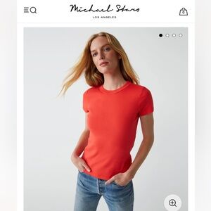 Michael Stars Lexi Tee in Spritz